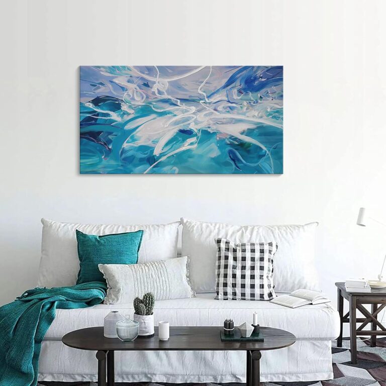 Blue Abstract Wall Art