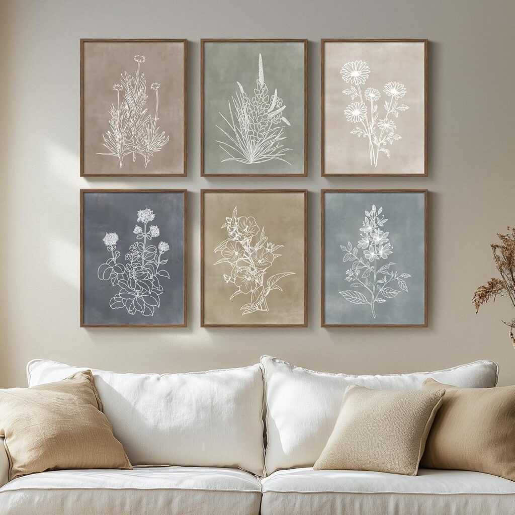 Framed Botanical Wall Art