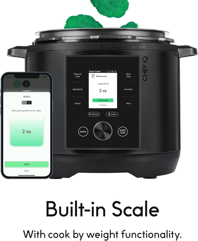 CHEF iQ Smart Pressure Cooker with WiFi and Built-in Scale
