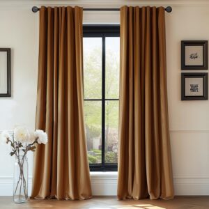 Lazzzy Velvet Blackout Curtains