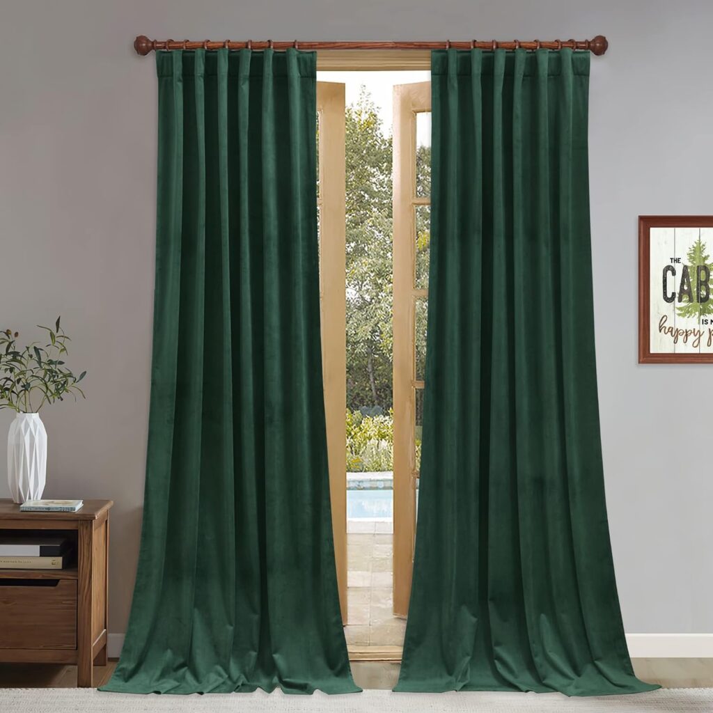 StangH Green Living Room Curtains